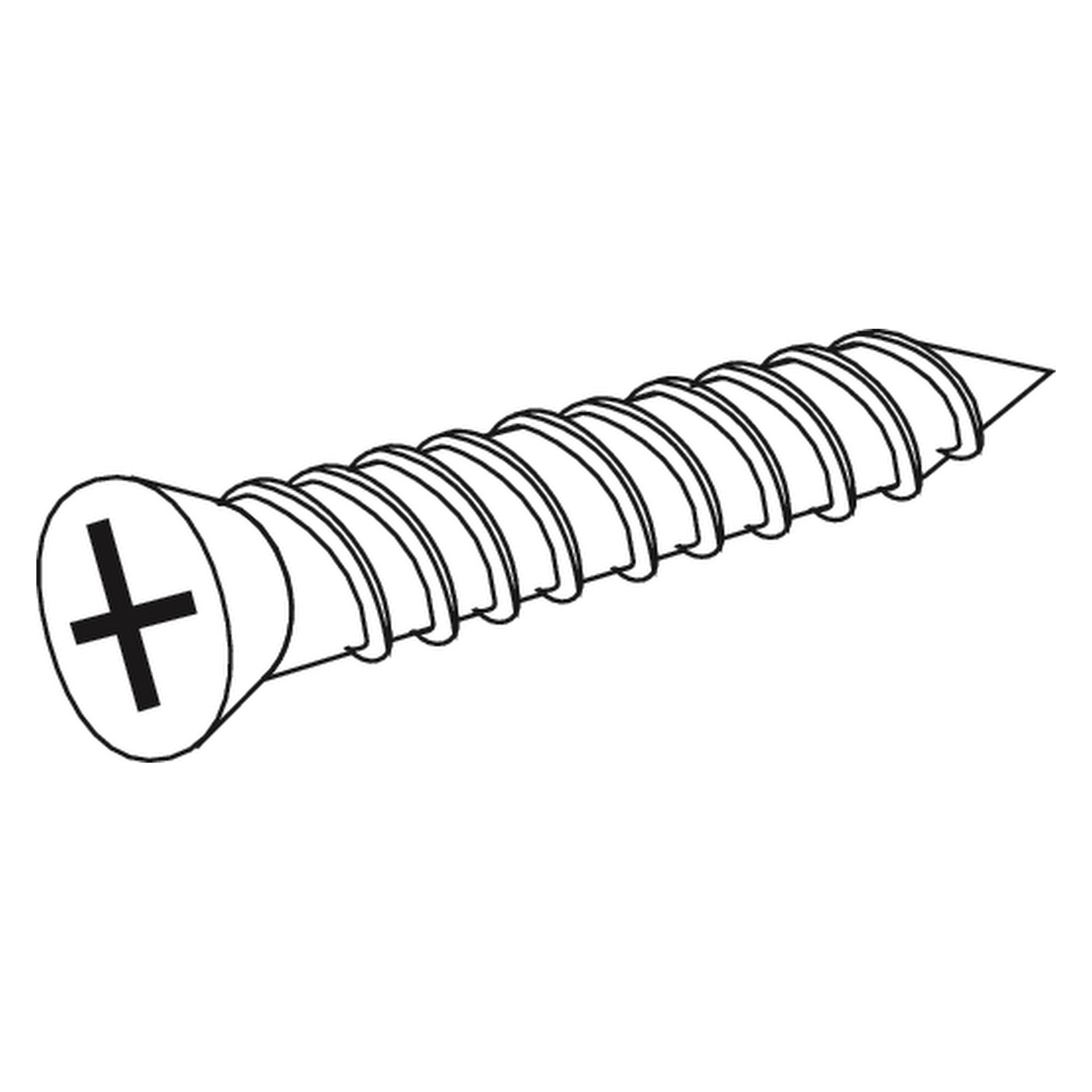 Schraube 3,5 × 16 mm für TECE-Halter (100 Stück)