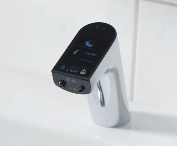 Sensor-Waschtischarmatur Intellimix, mit Seife, Chrom Sensor-Waschtischarmatur Intellimix, mit Seife, Chrom