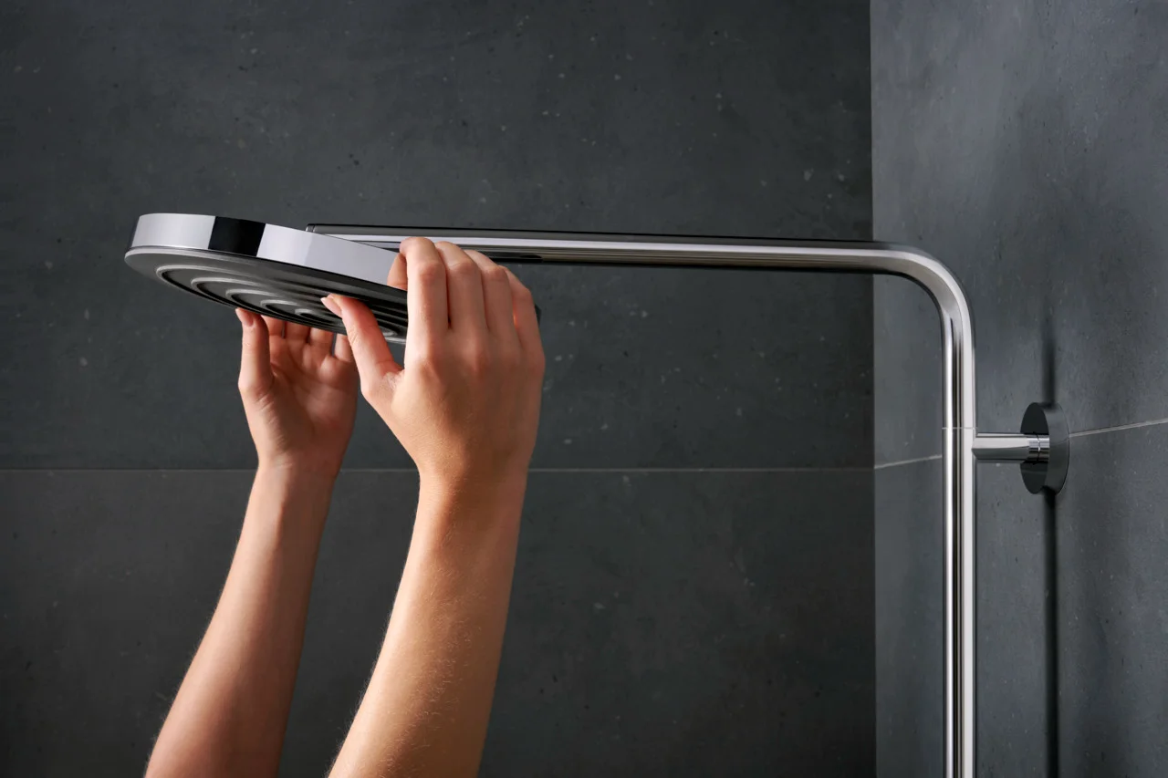 Hansgrohe Pulsify S Puro Showerpipe EcoSmart Brausethermostat Aufputz chrom, 1jet, 460 mm Arm, max. Durchfluss 8 l/min Hansgrohe Pulsify S Puro Showerpipe EcoSmart Brausethermostat Aufputz chrom, 1jet, 460 mm Arm, max. Durchfluss 8 l/min