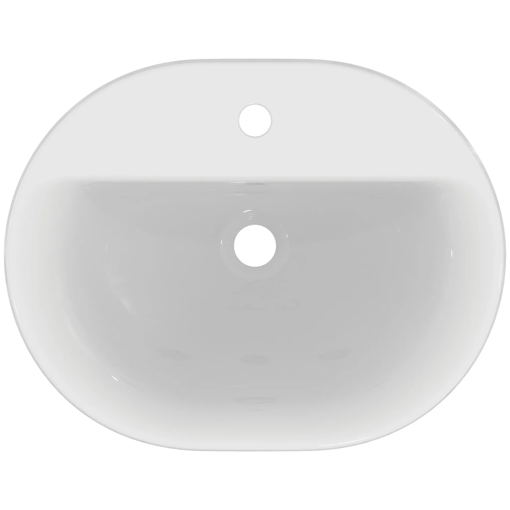 Waschbecken „Connect“ 55 × 43 × 17,5 cm, Hahnlochposition mittig Waschbecken „Connect“ 55 × 43 × 17,5 cm, Hahnlochposition mittig