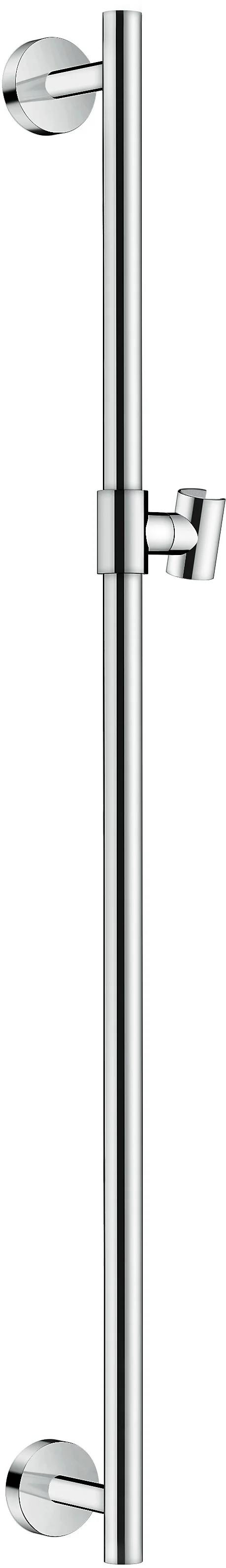Hansgrohe Unica Brausestange Comfort 90 cm, Chrom – verstellbarer Neigungswinkel, schwenkbare Handbrausehalterung, Gesamtlänge 990 mm
