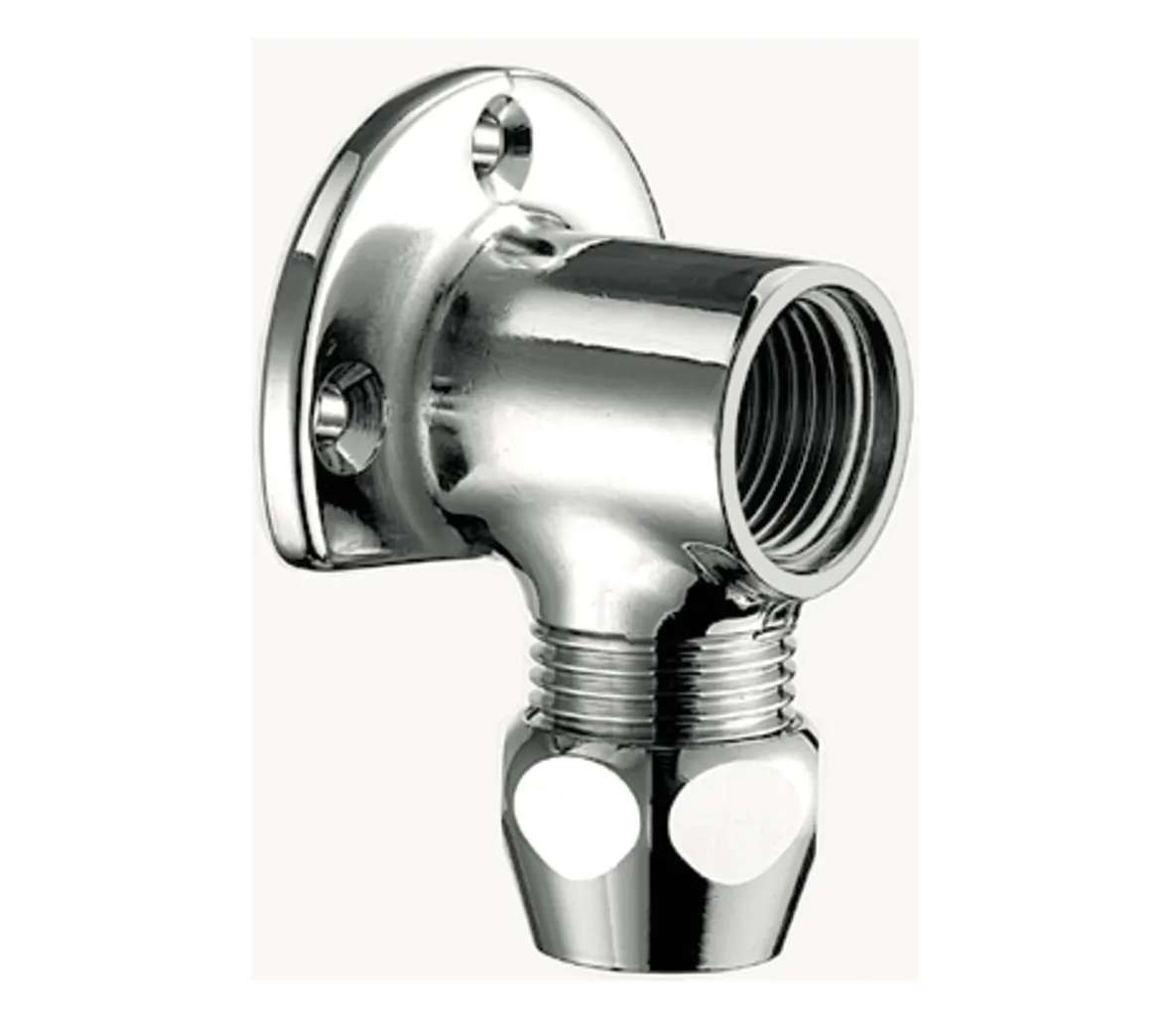 Wandscheibe, Ø 12 mm (DN 15 G 1/2 AG), DN 15 G 1/2 IG, chrom