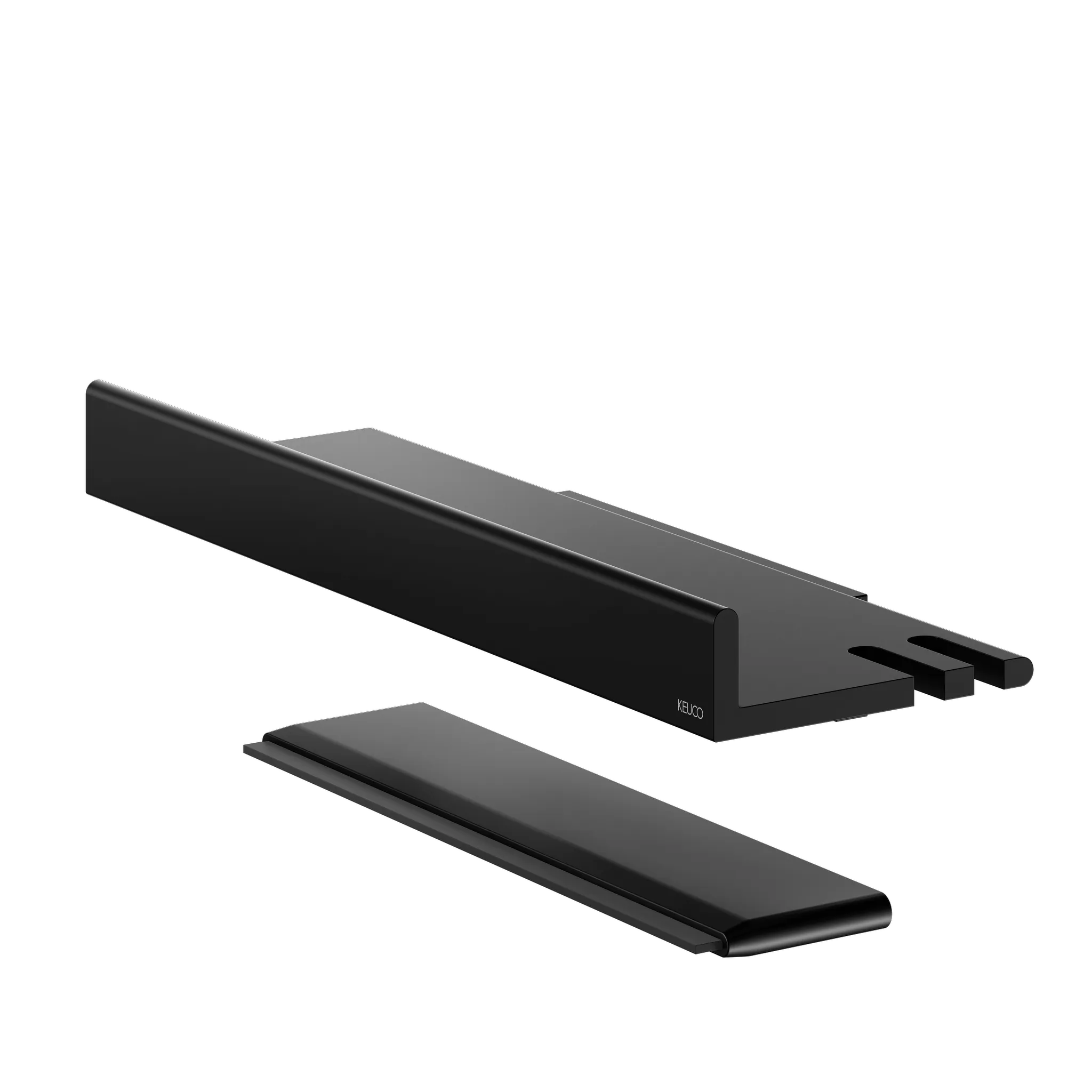 REVA 12859370000 Duschablage mit integriertem Glasabzieher schwarz REVA 12859370000 Duschablage mit integriertem Glasabzieher schwarz