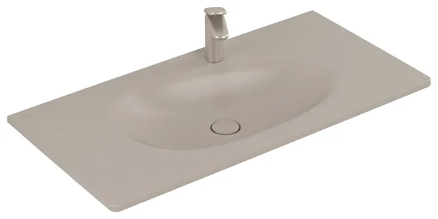 Villeroy & Boch Wandwaschtisch „Antao“ 1000 × 500 × 150 mm, für Becken mittig in Almond Villeroy & Boch Wandwaschtisch „Antao“ 1000 × 500 × 150 mm, für Becken mittig in Almond