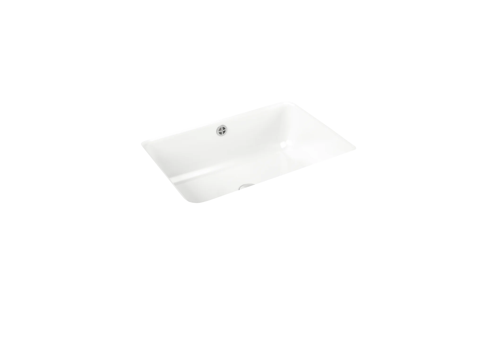 Kaldewei CAYONO Unterbauwaschtisch, alpinweiß, 596x426 mm, mit Überlauf und chromfarbener Überlaufgarnitur Kaldewei CAYONO Unterbauwaschtisch, alpinweiß, 596x426 mm, mit Überlauf und chromfarbener Überlaufgarnitur