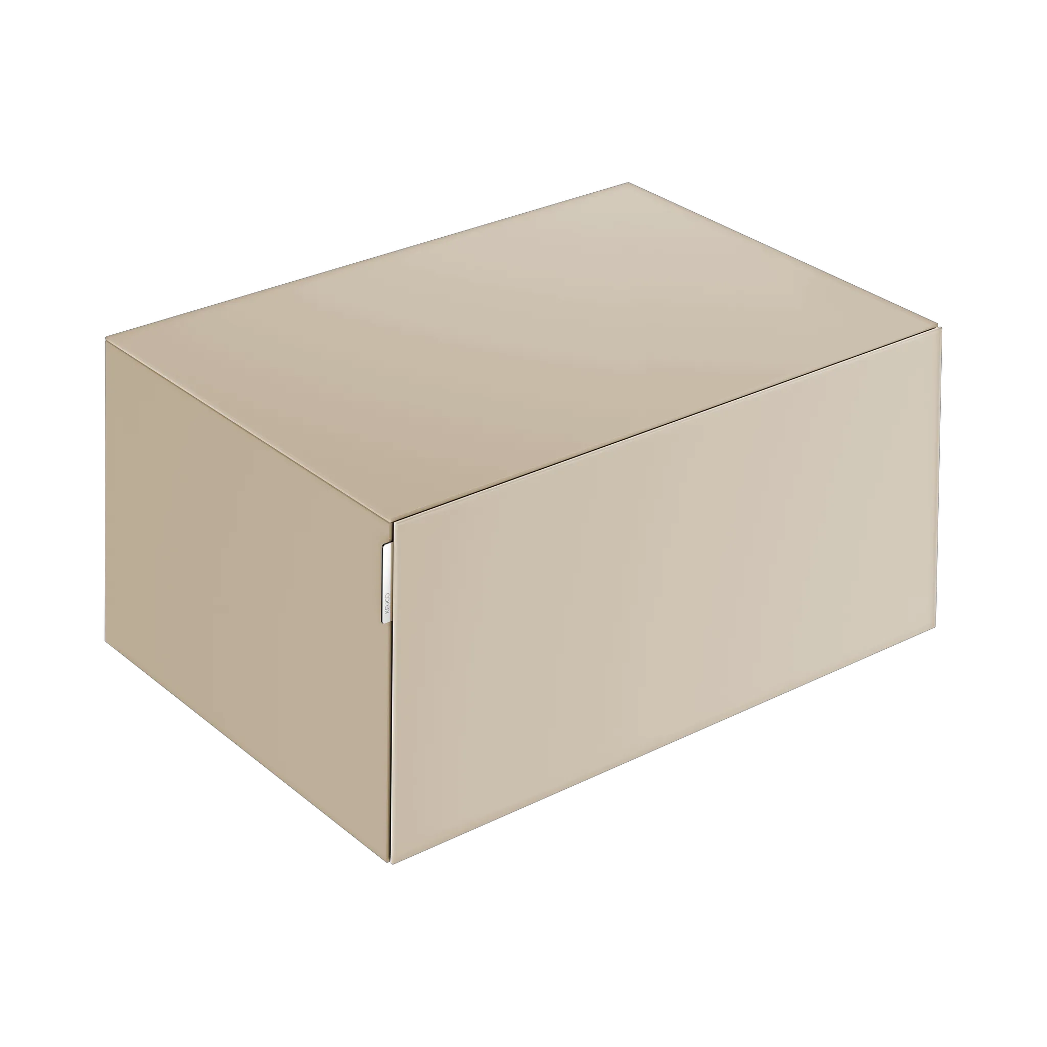 KEUCO EDITION 11 ART Sideboard mit Auszug und Beleuchtung 800 x 350 x 490 Glas sand satiniert