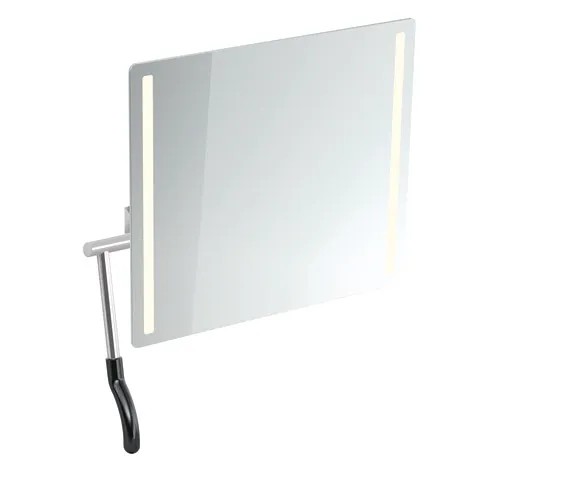 HEWI Kippspiegel „Serie 802 LifeSystem“ 60 × 54 cm in Tiefschwarz HEWI Kippspiegel „Serie 802 LifeSystem“ 60 × 54 cm in Tiefschwarz