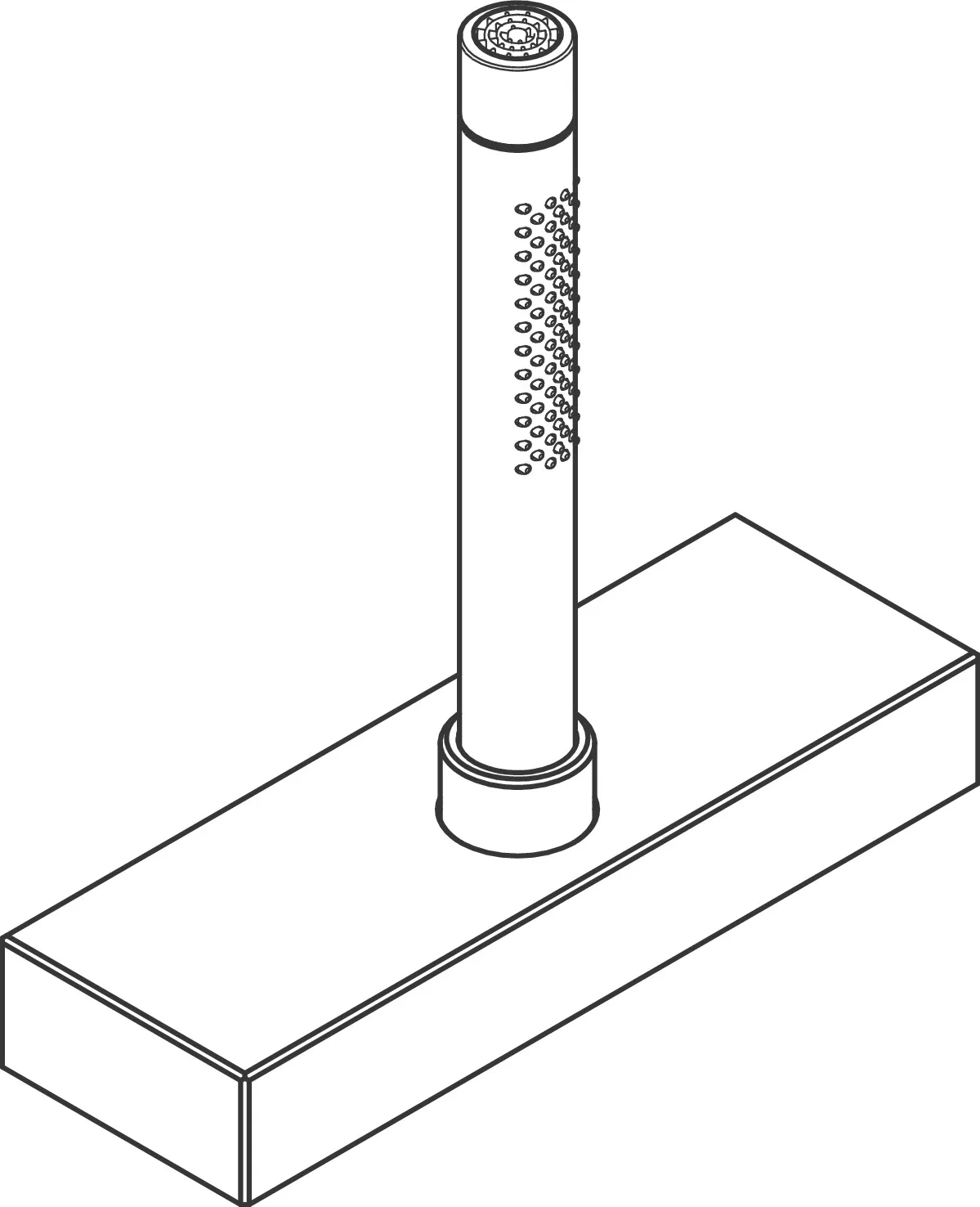 Wannenrandset Axor Edge mit sBox und Handbrause chrom Wannenrandset Axor Edge mit sBox und Handbrause chrom