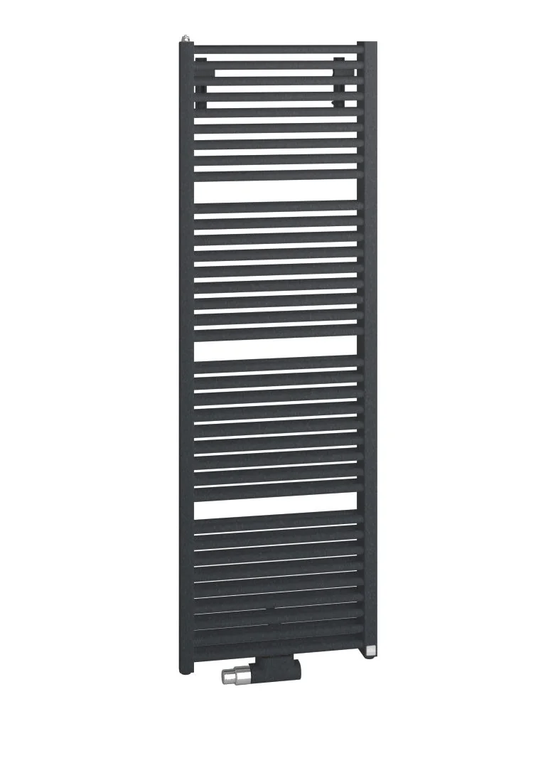 Kermi Design-Heizkörper „Duett®“ 48,4 × 118,8 cm in Anthracite Grey