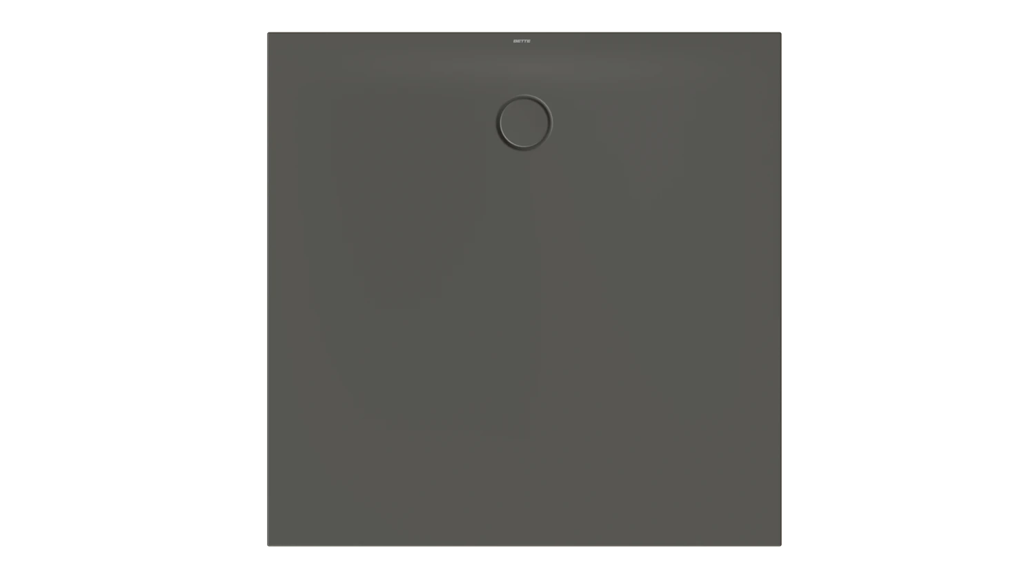 Bette quadrat Duschwanne „BetteFloor Side“ 1200 × 1200 mm mit BetteAntirutsch Pro, ohne Oberflächenveredelung, mit Minimum-Wannenträger, in Anthracite Bette quadrat Duschwanne „BetteFloor Side“ 1200 × 1200 mm mit BetteAntirutsch Pro, ohne Oberflächenveredelung, mit Minimum-Wannenträger, in Anthracite