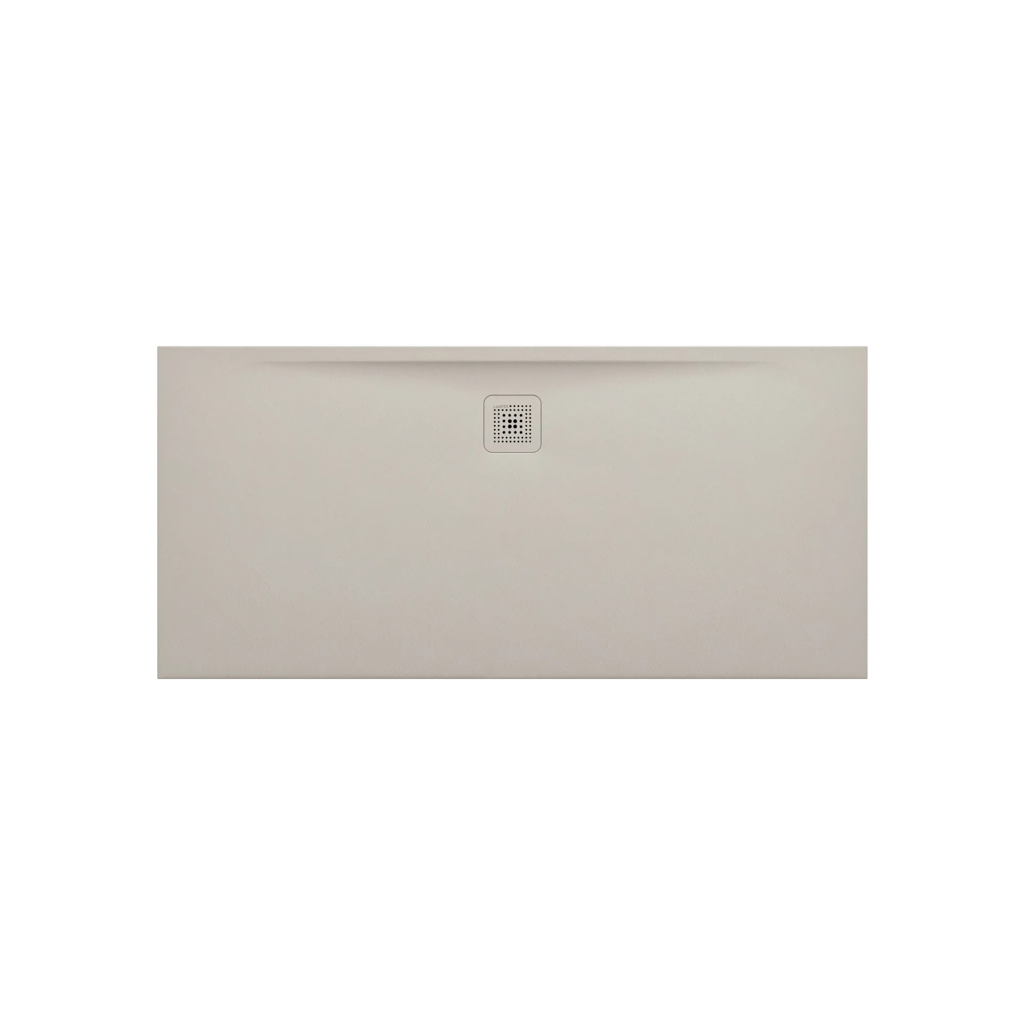 Laufen rechteck Duschwanne „Pro“ Ablauf lange Seite 1600 × 750 mm ohne Oberflächenbeschichtung, ohne Oberflächenveredelung, in Beige matt
