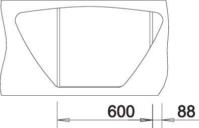 Küchenspülbecken BLANCO TIPO 9 E, 526338 B-Ware Sonderpreis