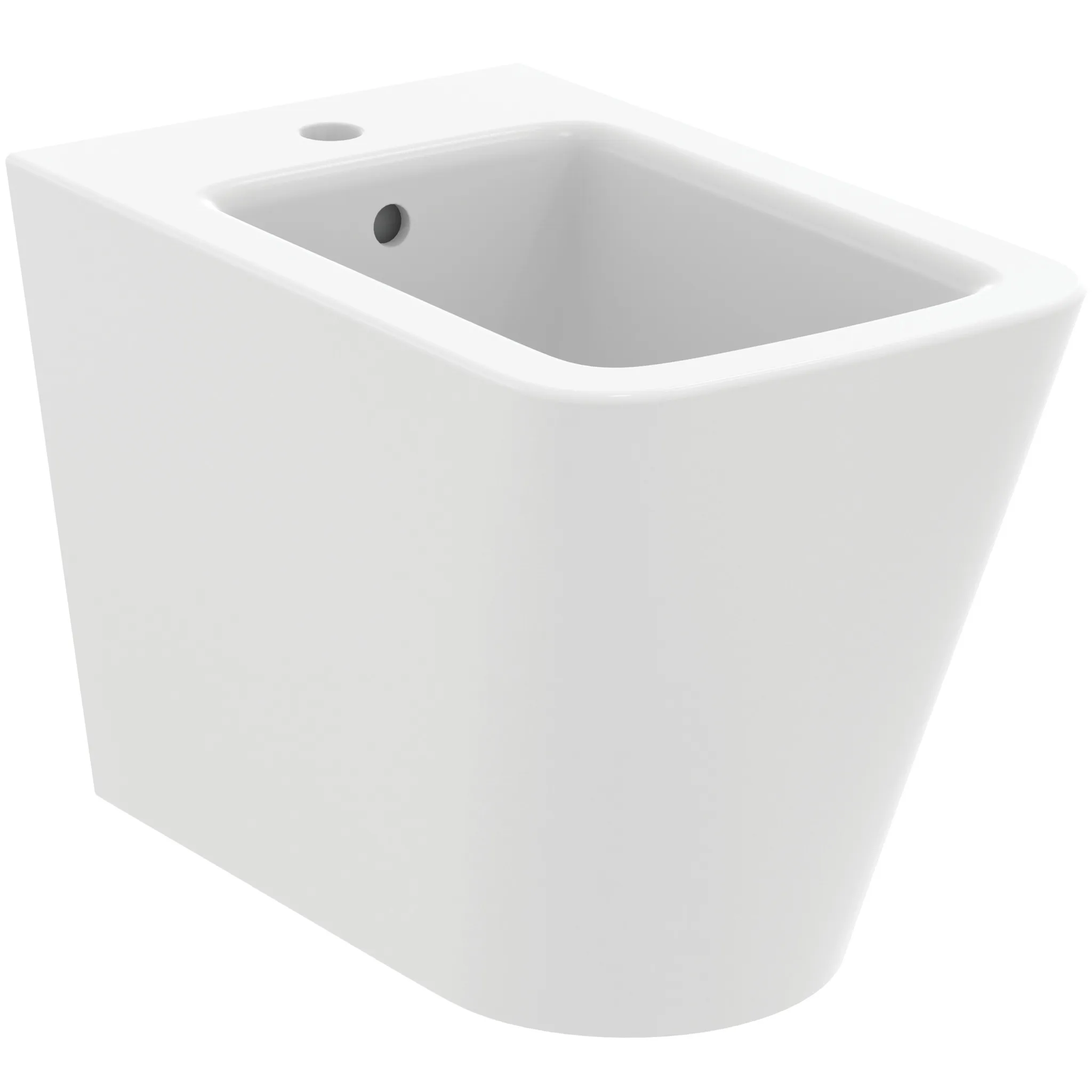 Ideal Standard Bidet „BlendCube“, Befestigung verdeckt 35,5 × 56 × 40 cm in Seidenweiß Ideal Standard Bidet „BlendCube“, Befestigung verdeckt 35,5 × 56 × 40 cm in Seidenweiß