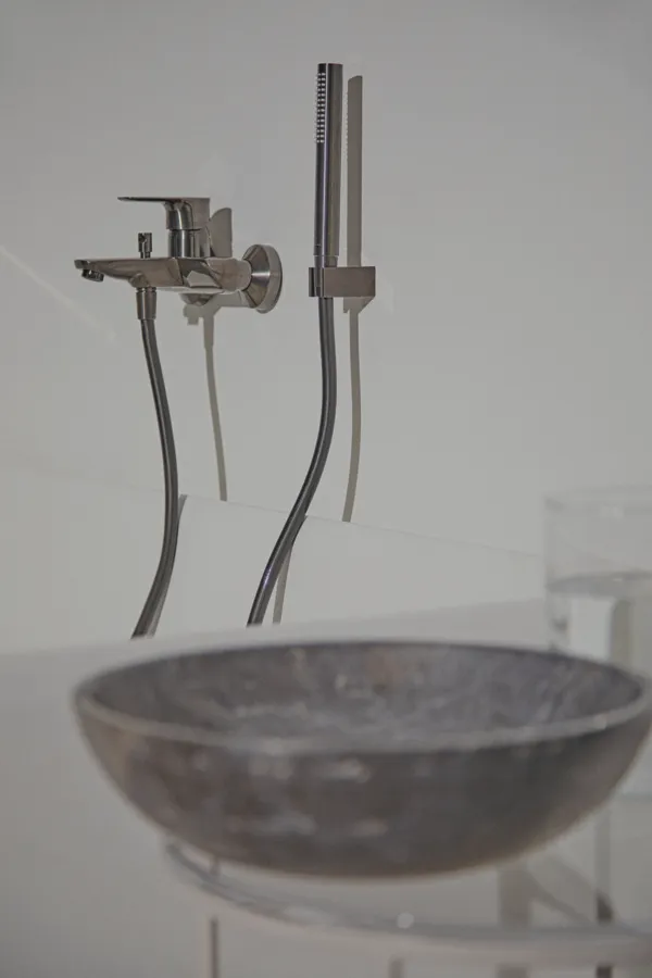 Ideal Standard Badearmatur Aufputz Connect Air, Ausladung 174mm, Silver Storm