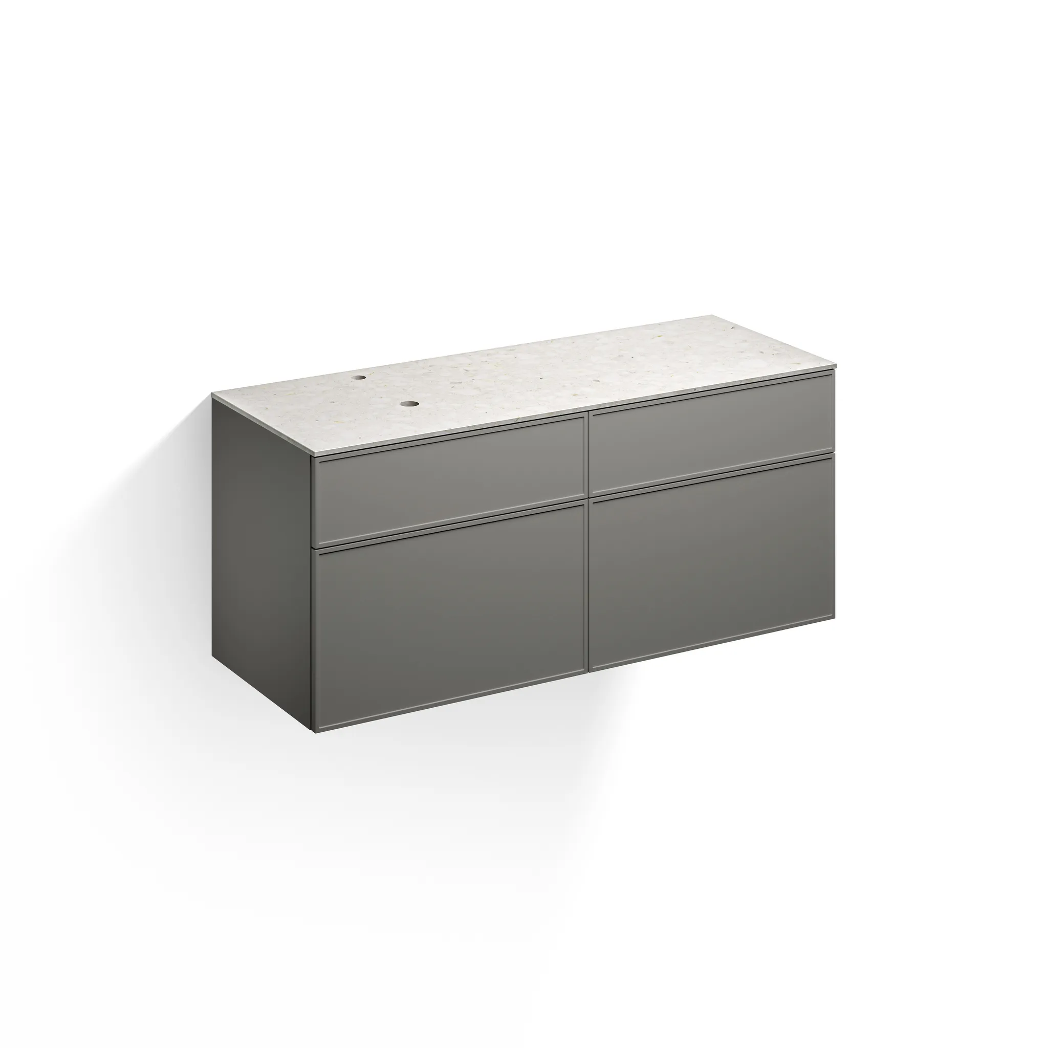 Alape Möbelmodul Arkta 1400x600 Neolith Silk/Quarzgrau