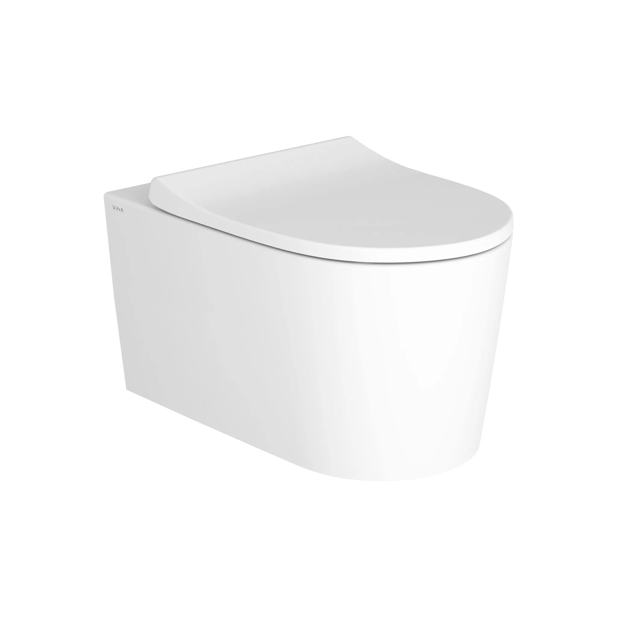 QuantumFlush Wand-WC-Paket mit Slim Wrap WC-Sitz Weiß Hochglanz