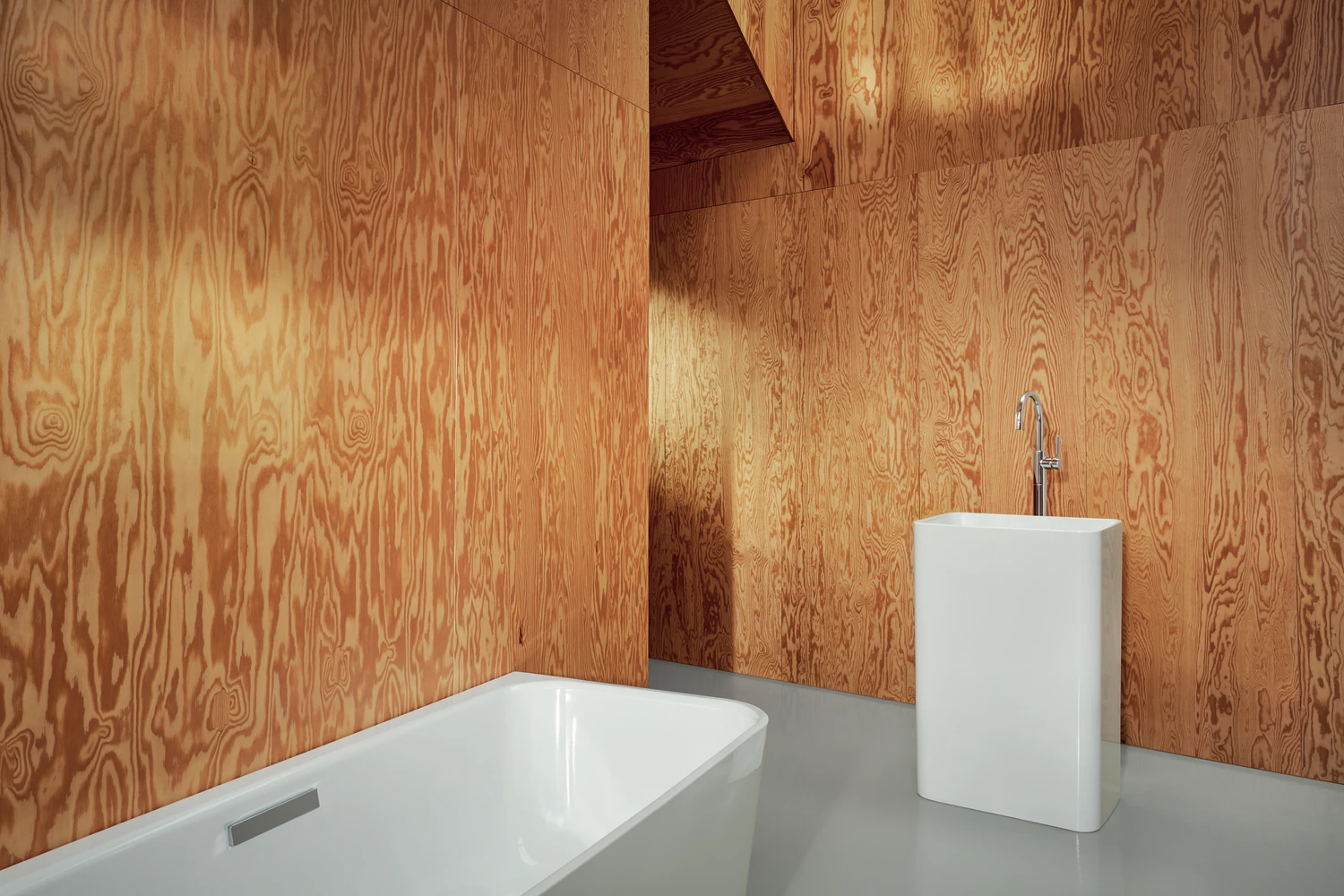 Freistehender Waschtisch „BetteArt Monolith“ 60 × 40 × 90 cm in Beige Freistehender Waschtisch „BetteArt Monolith“ 60 × 40 × 90 cm in Beige