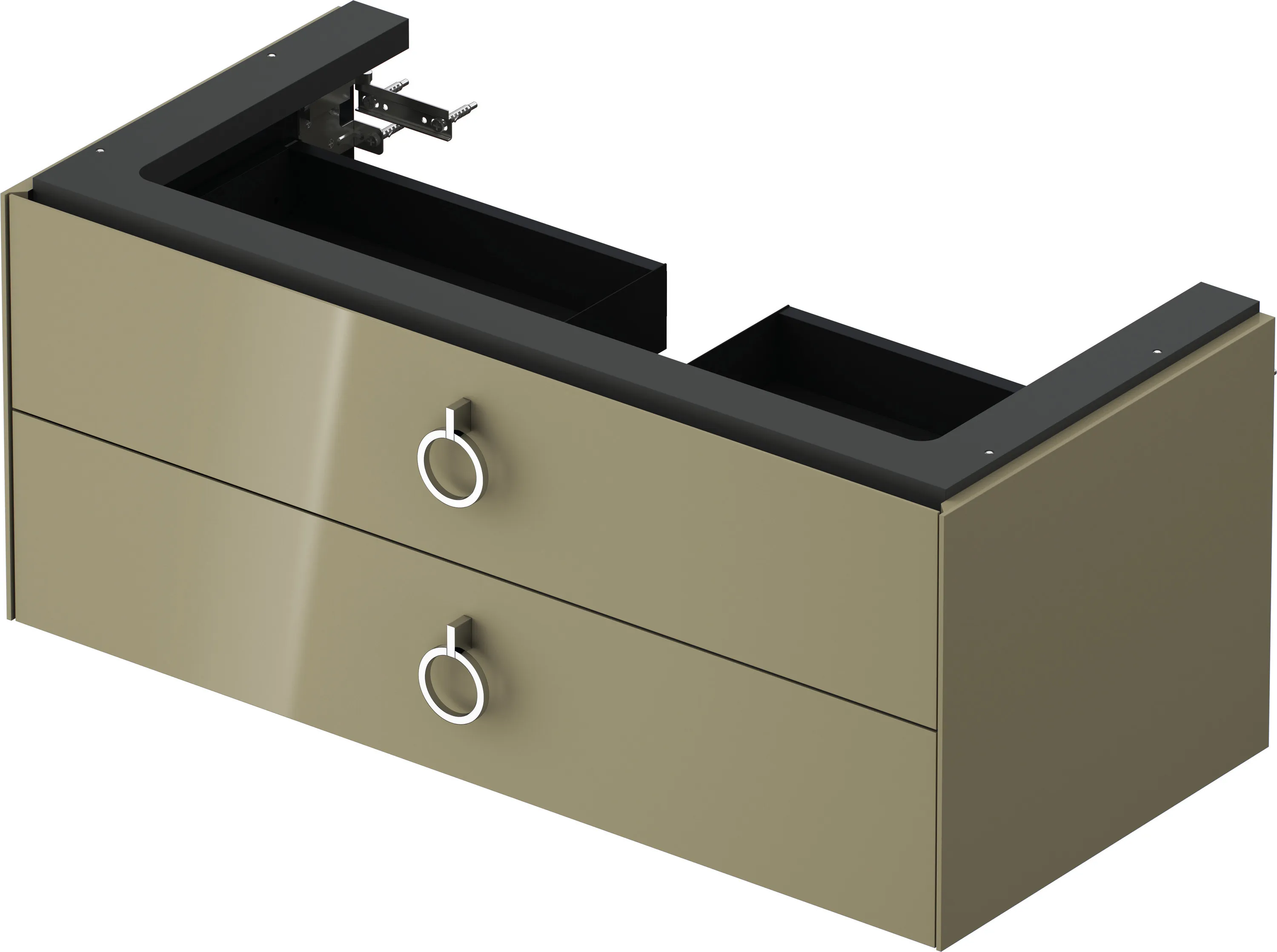 Duravit Waschtischunterschrank wandhängend „White Tulip“ 98,4 × 41 × 45,8 cm Duravit Waschtischunterschrank wandhängend „White Tulip“ 98,4 × 41 × 45,8 cm