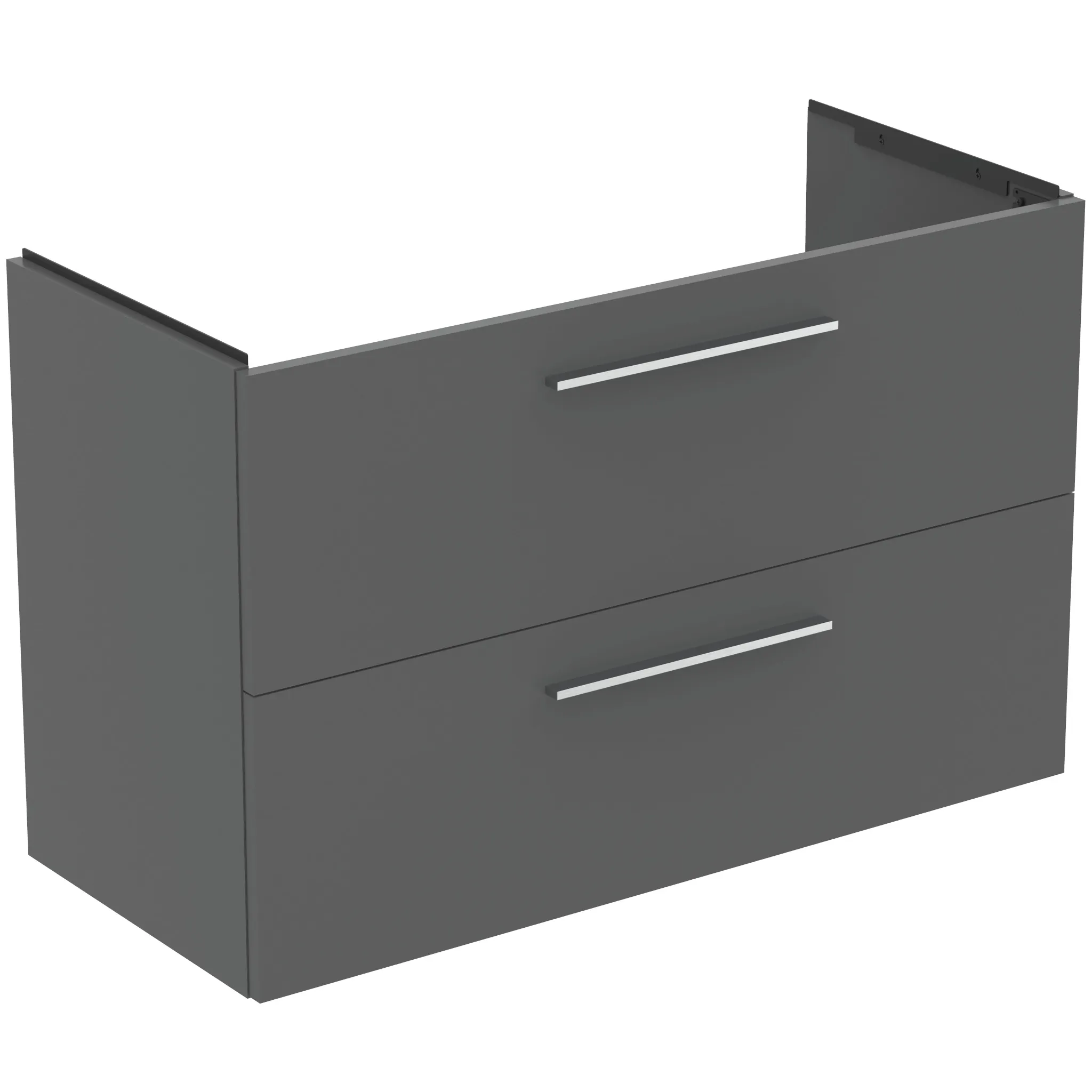 Ideal Standard i.life A Möbelwaschtischunterschrank 1000x440x630 mm Quarzgrau matt 2 Auszüge Softclose wandhängend Ideal Standard i.life A Möbelwaschtischunterschrank 1000x440x630 mm Quarzgrau matt 2 Auszüge Softclose wandhängend