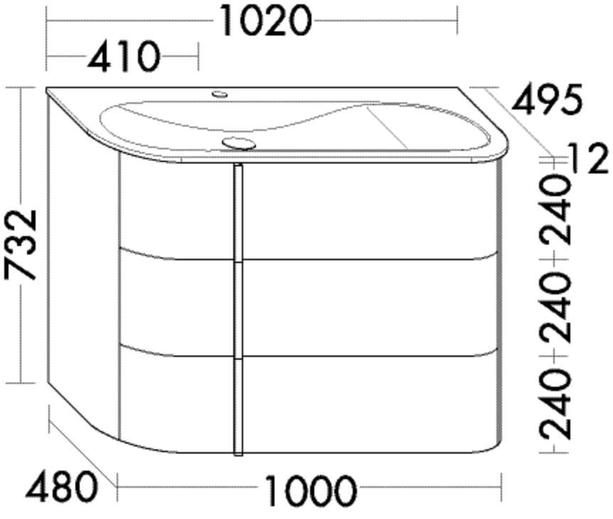 burgbad Badmöbelset „Lavo2.0“ vertikaler Griff, Zierleiste und Alufüße chrom, in Weiß Hochglanz burgbad Badmöbelset „Lavo2.0“ vertikaler Griff, Zierleiste und Alufüße chrom, in Weiß Hochglanz