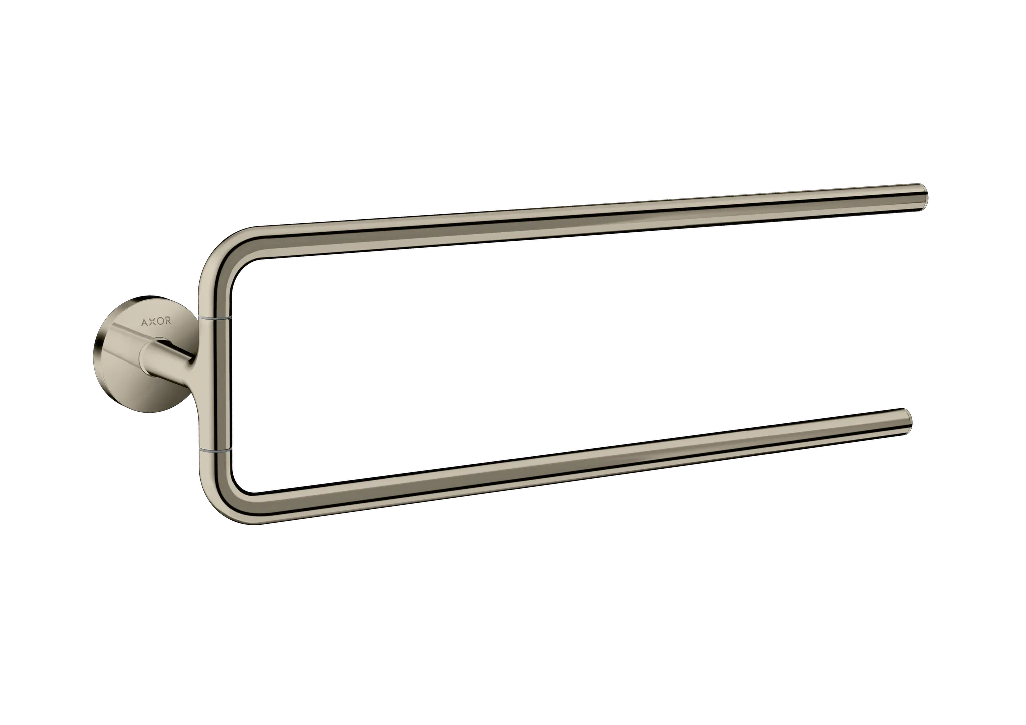Hansgrohe AXOR Universal Circular Handtuchhalter zweiarmig, Polished Nickel Hansgrohe AXOR Universal Circular Handtuchhalter zweiarmig, Polished Nickel