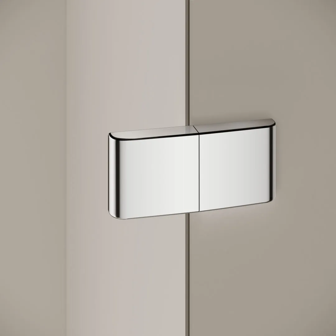 Kermi Duschdesign MENA Viertelkreis-Duschkabine ME P50, Silber Hochglanz, 2000x900 mm Kermi Duschdesign MENA Viertelkreis-Duschkabine ME P50, Silber Hochglanz, 2000x900 mm