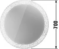 Duravit Spiegel „Happy D.2 Plus“ 70 × 70 cm in in Frontfarbe Duravit Spiegel „Happy D.2 Plus“ 70 × 70 cm in in Frontfarbe