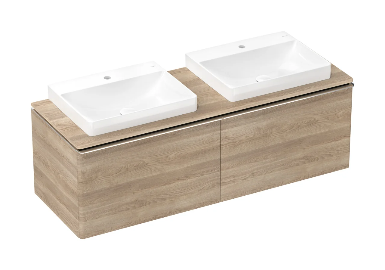 Hansgrohe Xelu Q Aufsatzwaschtisch, weiß, 600x480 mm, geschliffen, SmartClean, glänzend, ohne Überlauf