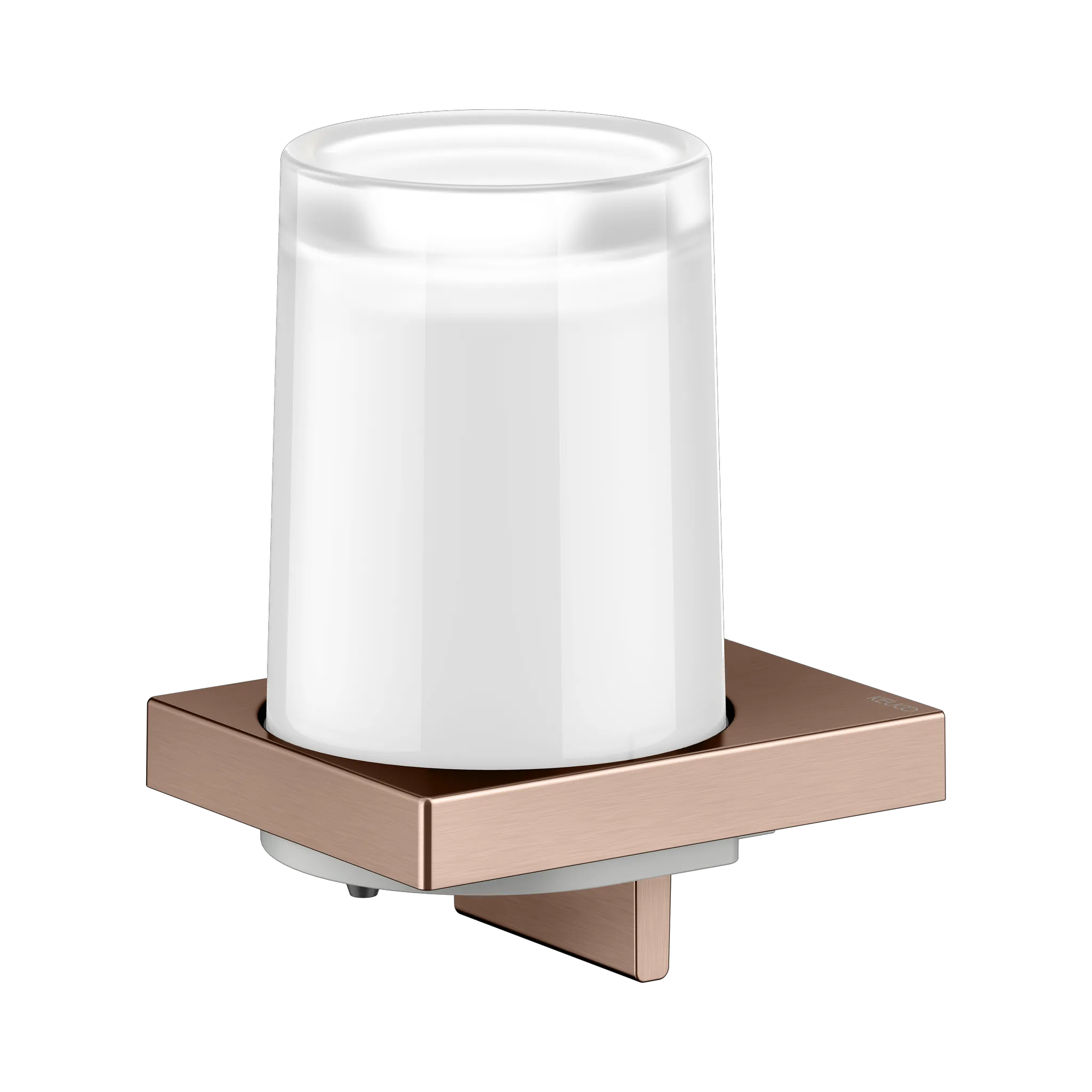 KEUCO EDITION 11 Seifenspender für Flüssigseife mit Stülpbecher Rotgold gebürstet