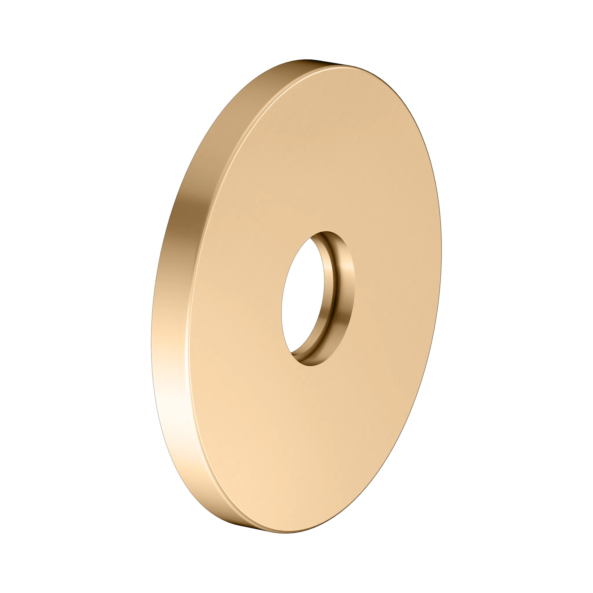 IXMO Wandrosette rund D: 105 mm Messing gebürstet