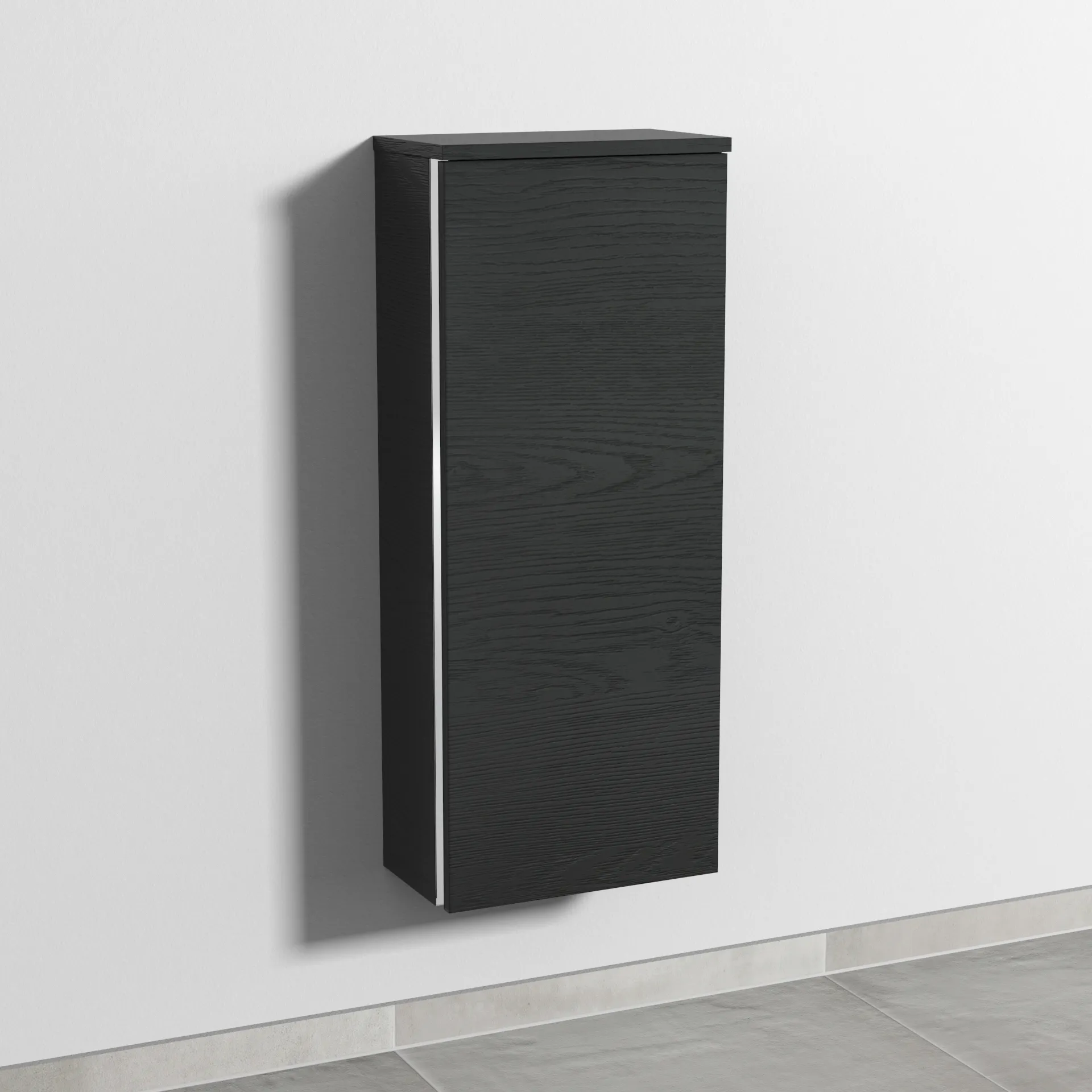 Sanipa Mittelschrank „3way“ 350 × 850 × 199 mm Anschlag rechts, in Black Oak, Anschlag rechts