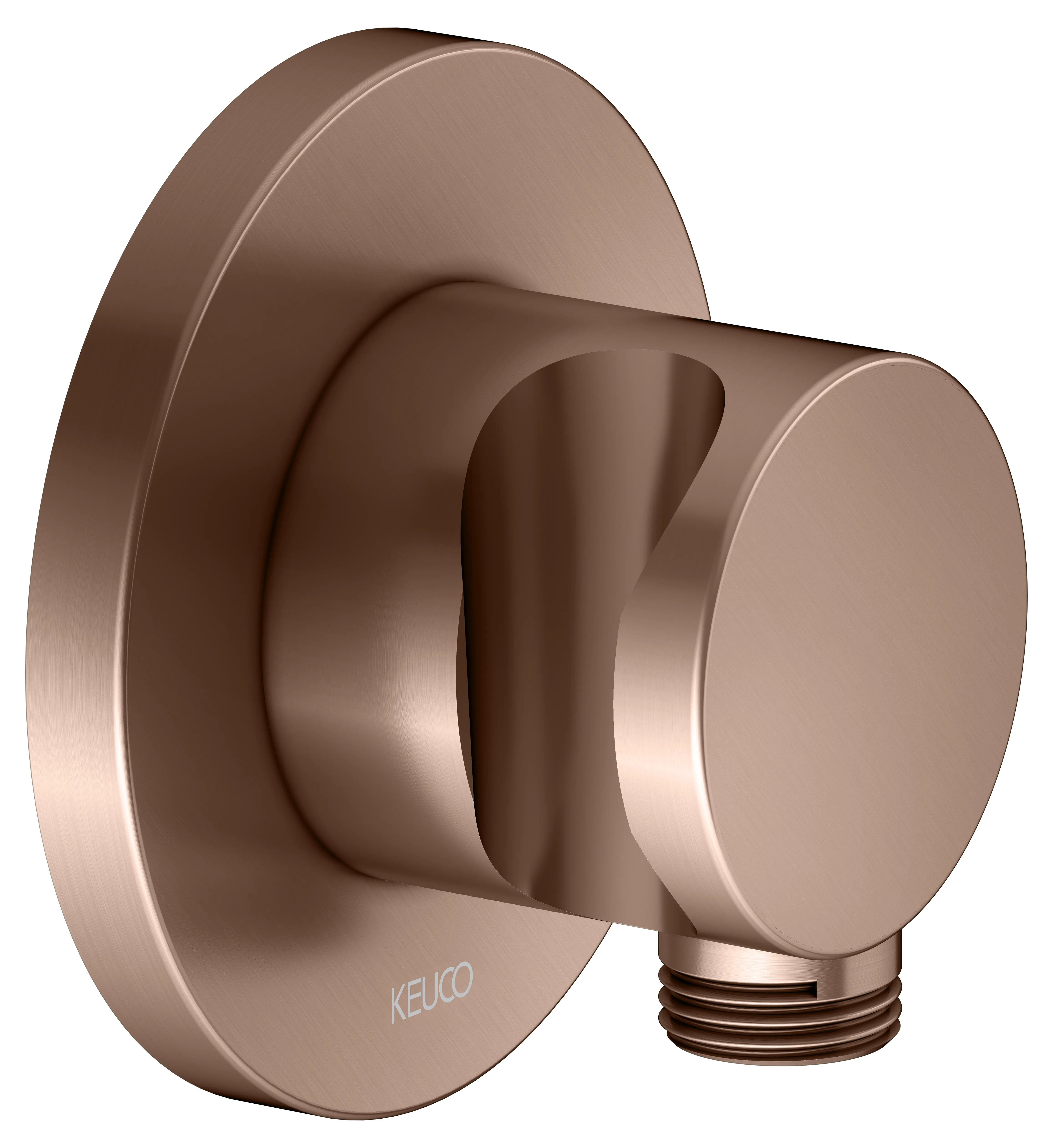 IXMO Schlauchanschluß DN15 rund Rotgold gebürstet IXMO Schlauchanschluß DN15 rund Rotgold gebürstet