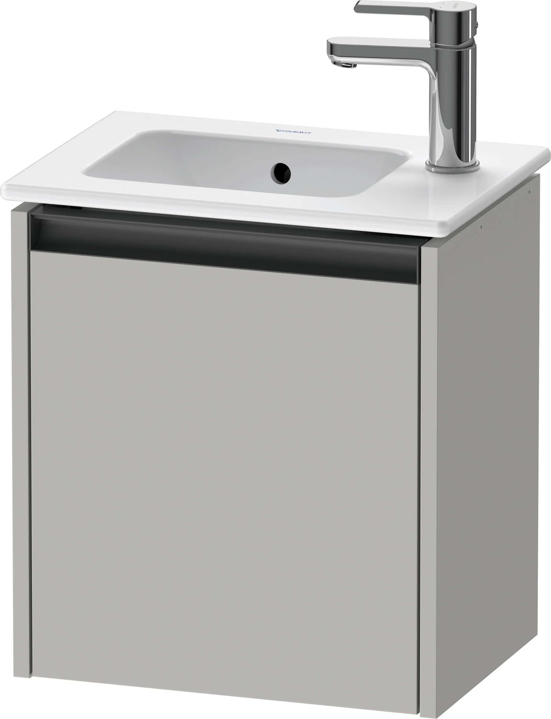 Duravit Waschtischunterschrank wandhängend „Ketho.2“ 41 × 44 × 29,2 cm Betongrau Matt