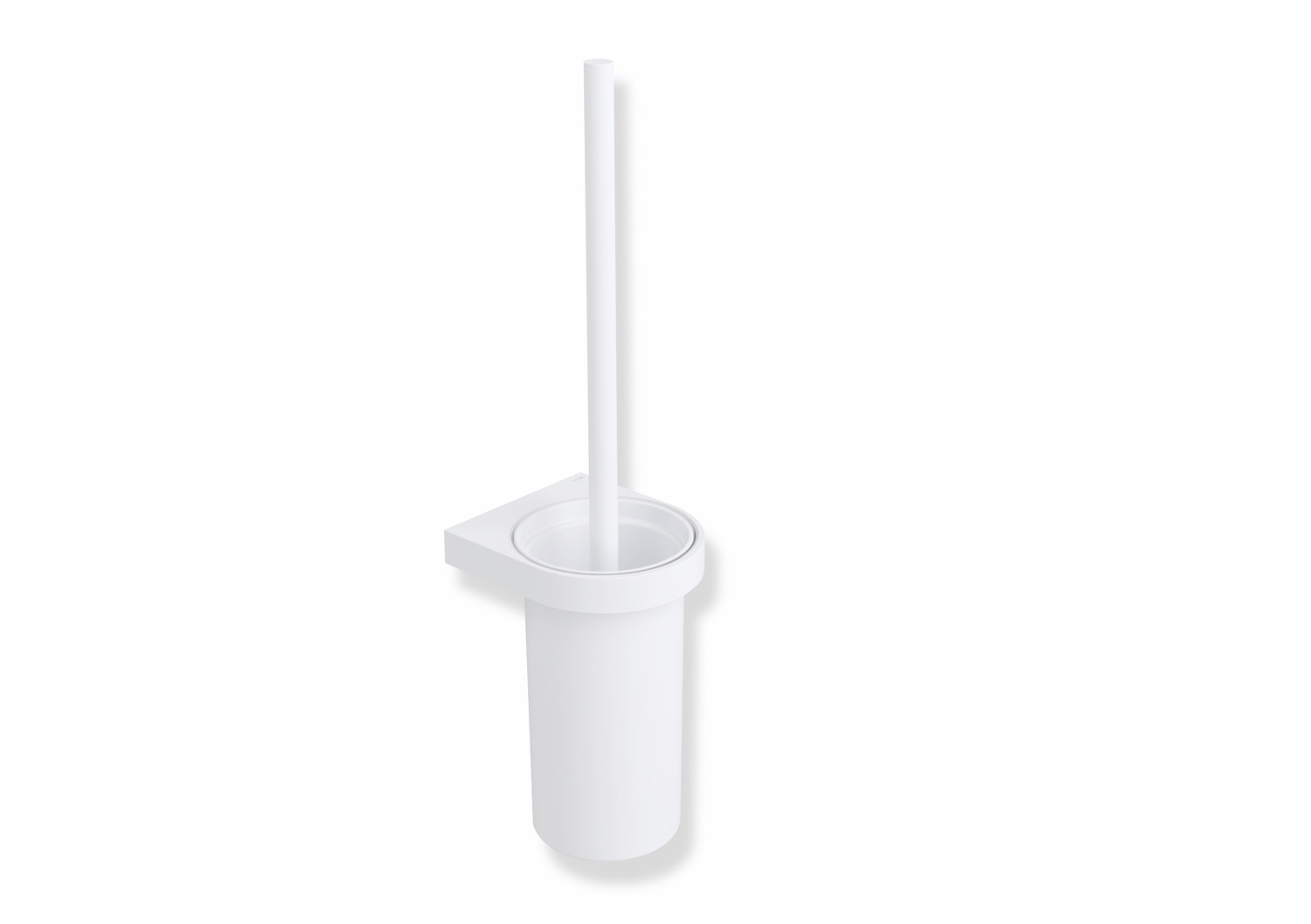 HEWI Toilettenbürstengarnitur „System 800“ in Weiß tiefmatt / Signalweiß matt