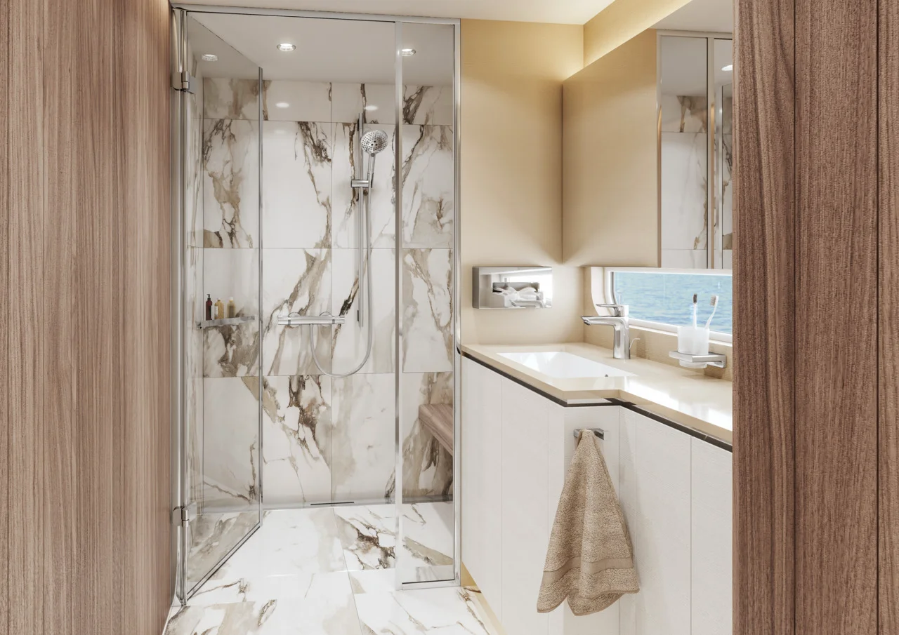 Hansgrohe RainDrain Flex Duschrinne 1200 mm, wandangebunden, chrom, höhenverstellbar um 10 mm, bis zu 60 l/min Ablaufleistung Hansgrohe RainDrain Flex Duschrinne 1200 mm, wandangebunden, chrom, höhenverstellbar um 10 mm, bis zu 60 l/min Ablaufleistung