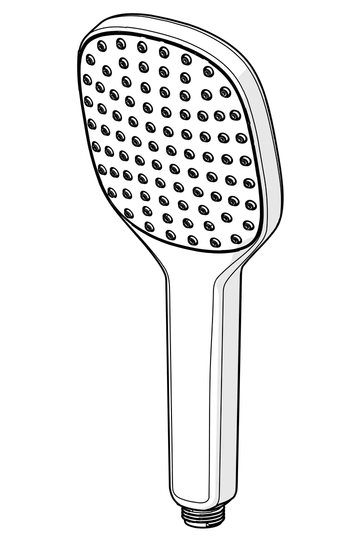 HansaACTIVEJET Style Handbrause 8431 1-strahlig Chrom