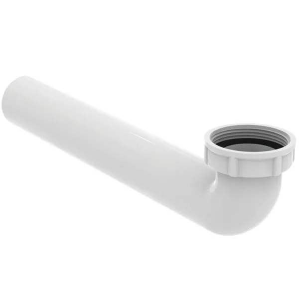 Ideal Standard Ablaufrohr Wasserlos 1 1/2, weiß glänzend, serienübergreifend