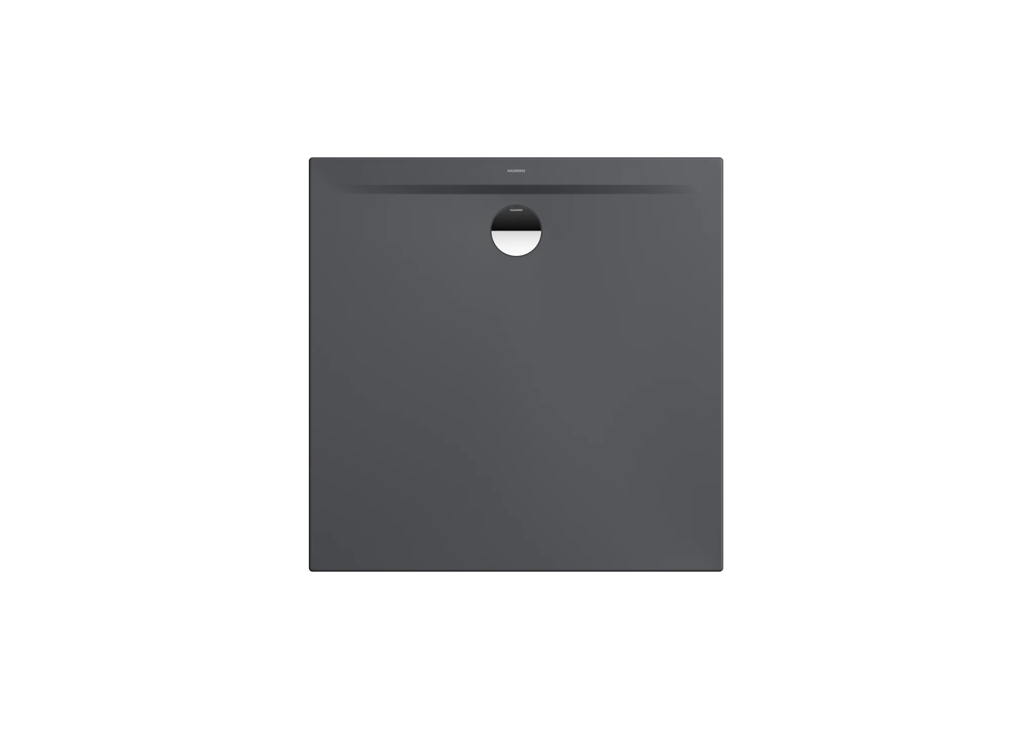 Kaldewei SUPERPLAN ZERO Duschfläche 900x900 mm, cool grey 80, Invisible Grip, bodeneben, quadratisch