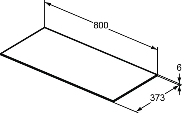 Waschtischplatte Conca, aus Keramik, 802x373x6mm, Marmor Noir Desir Waschtischplatte Conca, aus Keramik, 802x373x6mm, Marmor Noir Desir