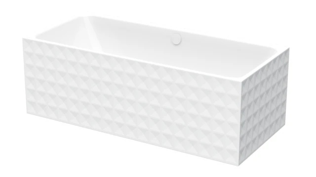 Bette Badewanne „BetteLoft Ornament“ freistehend rechteck 181 × 81 cm in Weiß Bette Badewanne „BetteLoft Ornament“ freistehend rechteck 181 × 81 cm in Weiß