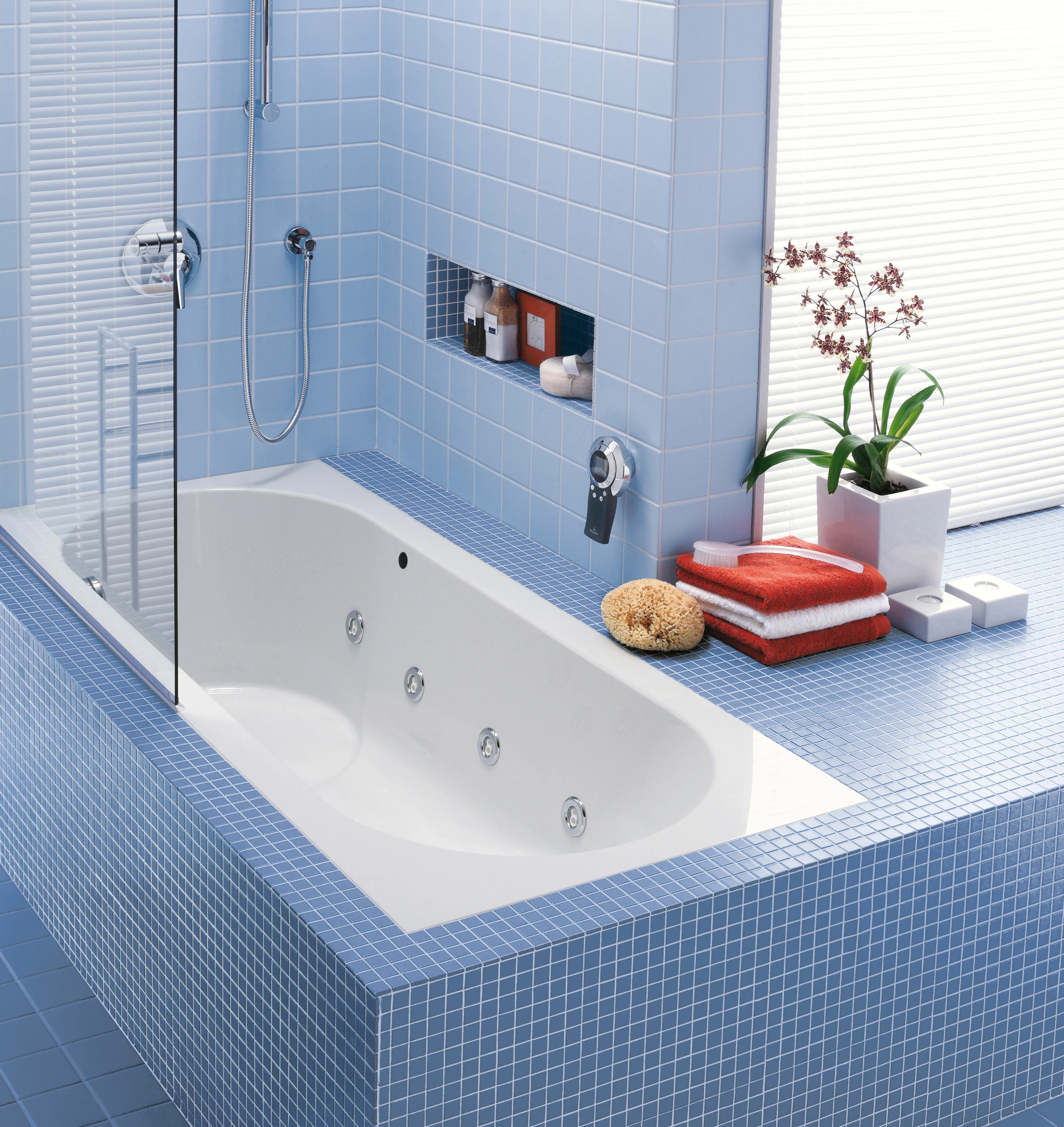 Villeroy & Boch Badewanne „Libra“ rechteck 170 × 75 cm, Fußablauf in Weiß Alpin Villeroy & Boch Badewanne „Libra“ rechteck 170 × 75 cm, Fußablauf in Weiß Alpin