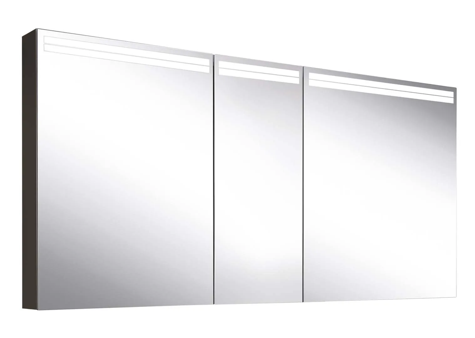 Schneider Spiegelschrank „ARANGA TW“ 1495 × 700 × 120 mm in schwarz matt