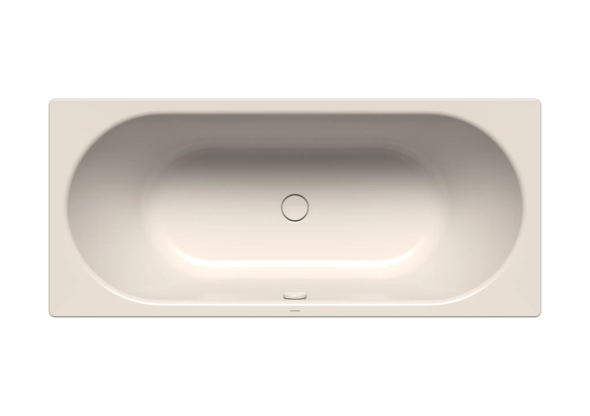 Kaldewei Badewanne „Centro Duo“ rechteck 180 × 80 cm in pergamon