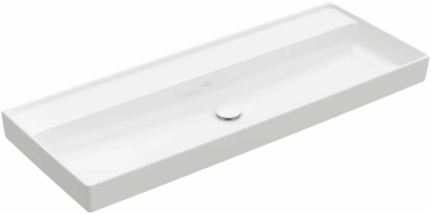 Villeroy & Boch Schrankwaschtisch Collaro 4A33C3, 1200x470x160 mm, weiß Alpin, TitanCeram, glänzend, Wandmontage