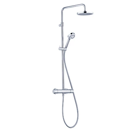 LOGO Thermostat Dual Shower System, Kopfbrause 200mm chrom