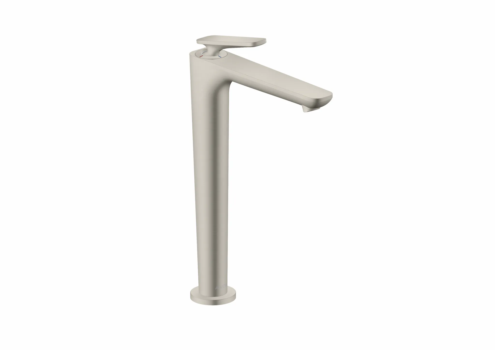 Hansgrohe AXOR Citterio C Einhebel-Waschtischmischer 250 CoolStart mit Ablaufgarnitur, Edelstahl Optic