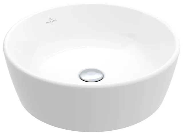 Villeroy & Boch Aufsatzwaschtisch „Architectura“ ⌀ 450 mm, ohne Hahnlochbohrung in Weiß Alpin Villeroy & Boch Aufsatzwaschtisch „Architectura“ ⌀ 450 mm, ohne Hahnlochbohrung in Weiß Alpin