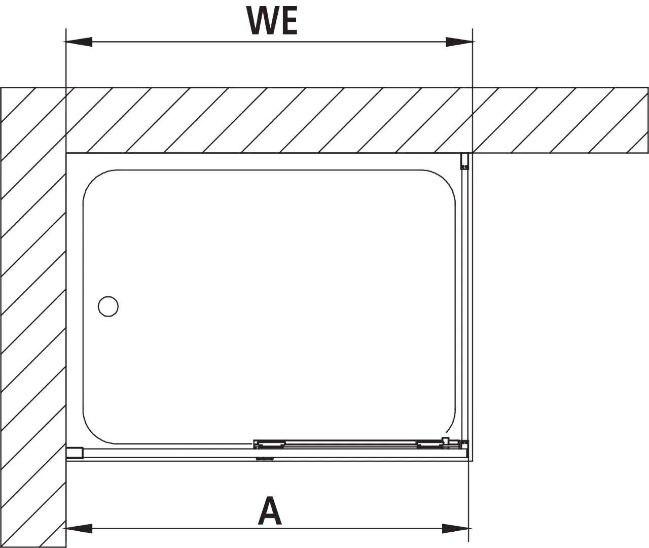 Kermi Duschdesign Walk-In-Duschkabine WALK-IN Wall Gleit links „NICA“ Glas Klar, Profile Silber Hochglanz, BV: 975 - 1000 mm WE: 985 - 1010 mm H: 1850 mm Kermi Duschdesign Walk-In-Duschkabine WALK-IN Wall Gleit links „NICA“ Glas Klar, Profile Silber Hochglanz, BV: 975 - 1000 mm WE: 985 - 1010 mm H: 1850 mm
