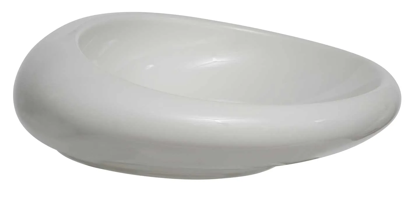 VitrA Istanbul Aufsatzschale 60 x 55 cm ohne Hahnlochbank Weiß Hochglanz