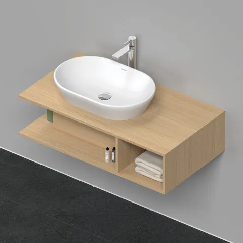 Duravit Waschtischunterschrank wandhängend „D-Neo“ 100 × 26 × 55 cm Eiche Natur Duravit Waschtischunterschrank wandhängend „D-Neo“ 100 × 26 × 55 cm Eiche Natur